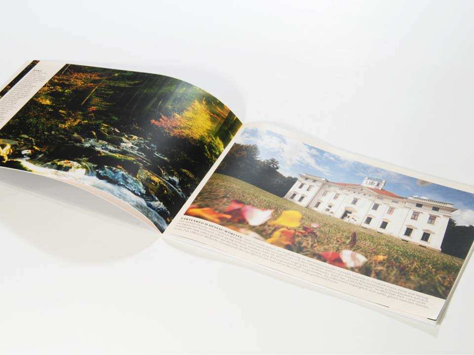 Broschüre Innenseite mit Fotos